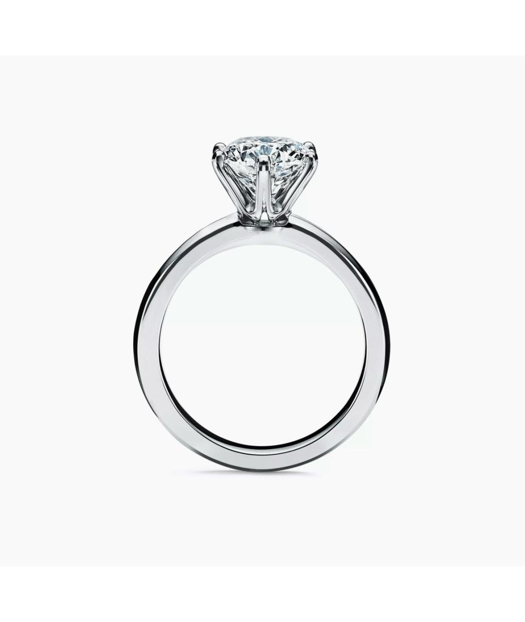 TIFFANY&CO Серебряное платиновое кольцо, фото 2