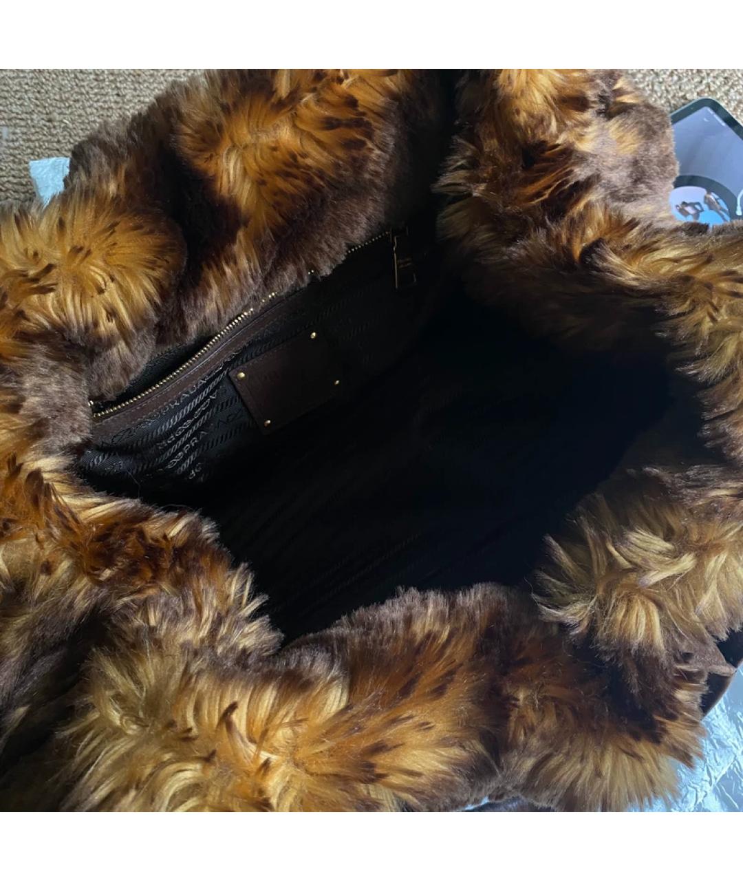 PRADA Синяя деним сумка с короткими ручками, фото 6