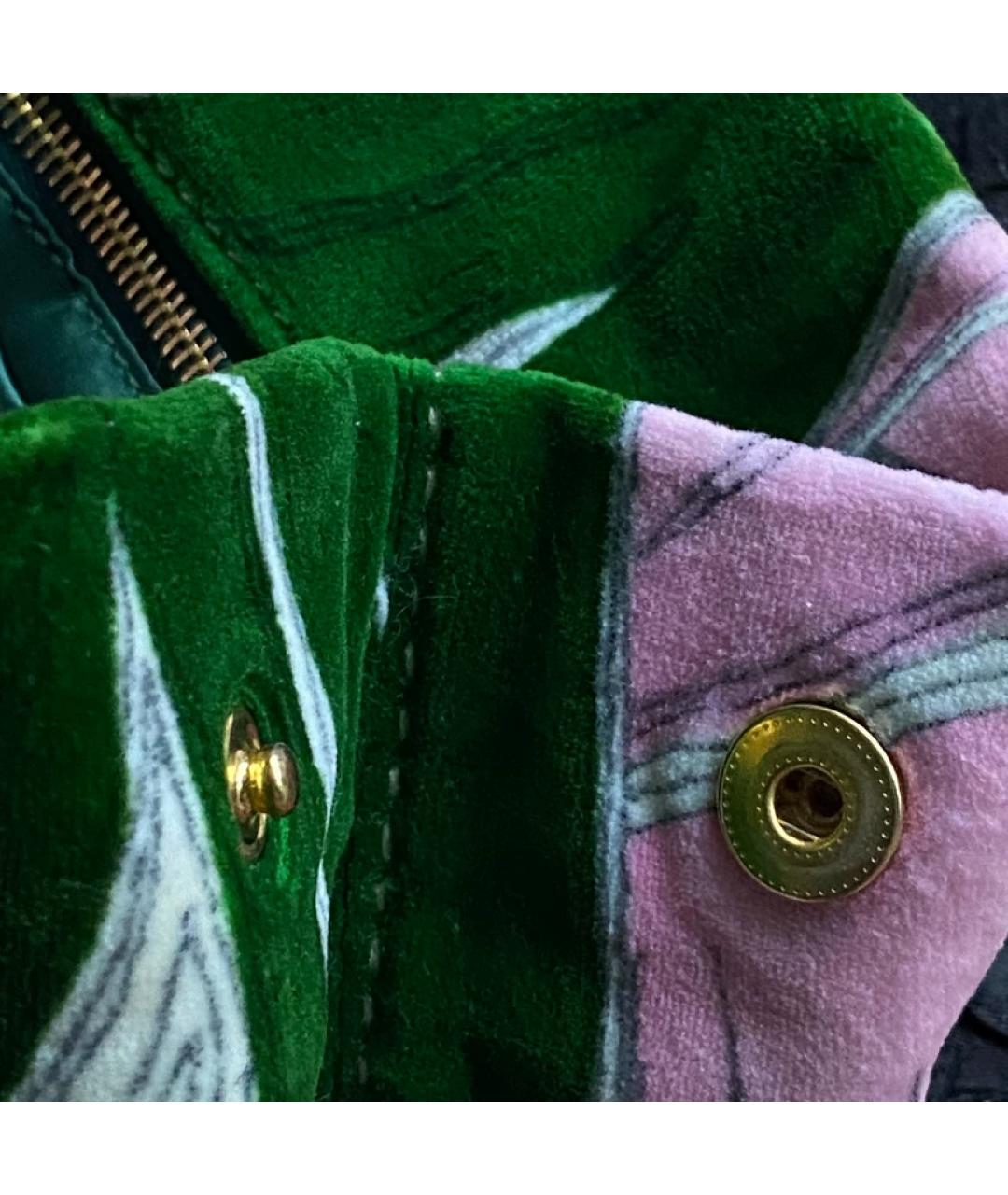 MIU MIU Розовая бархатная сумка тоут, фото 3