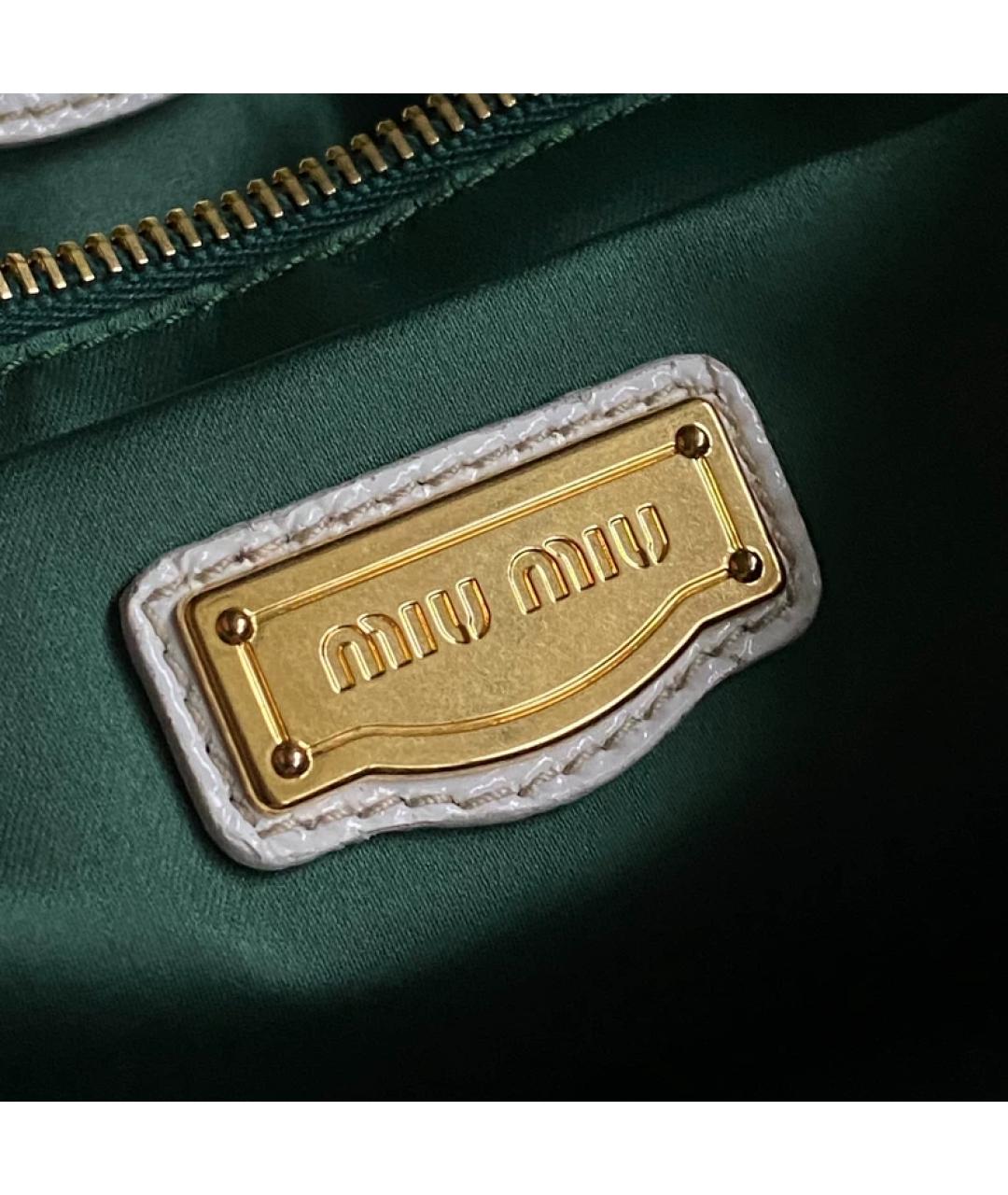 MIU MIU Розовая бархатная сумка тоут, фото 5