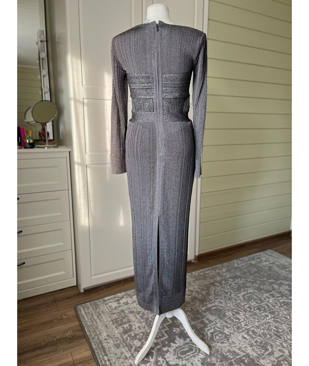 HERVE LEGER Черное вискозное вечернее платье, фото 2