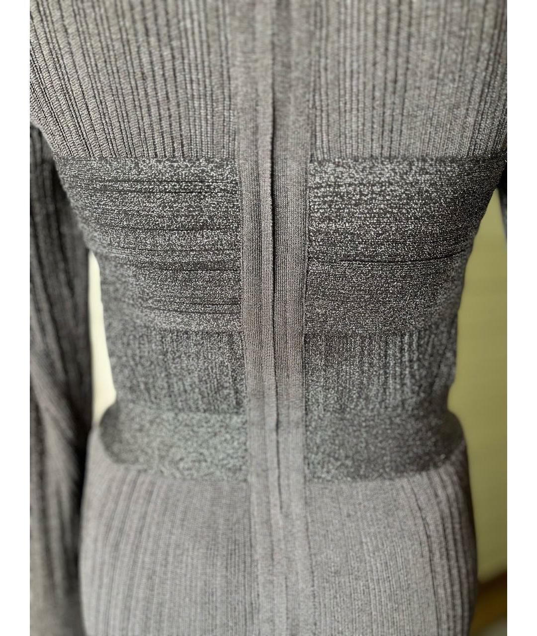 HERVE LEGER Черное вискозное вечернее платье, фото 5