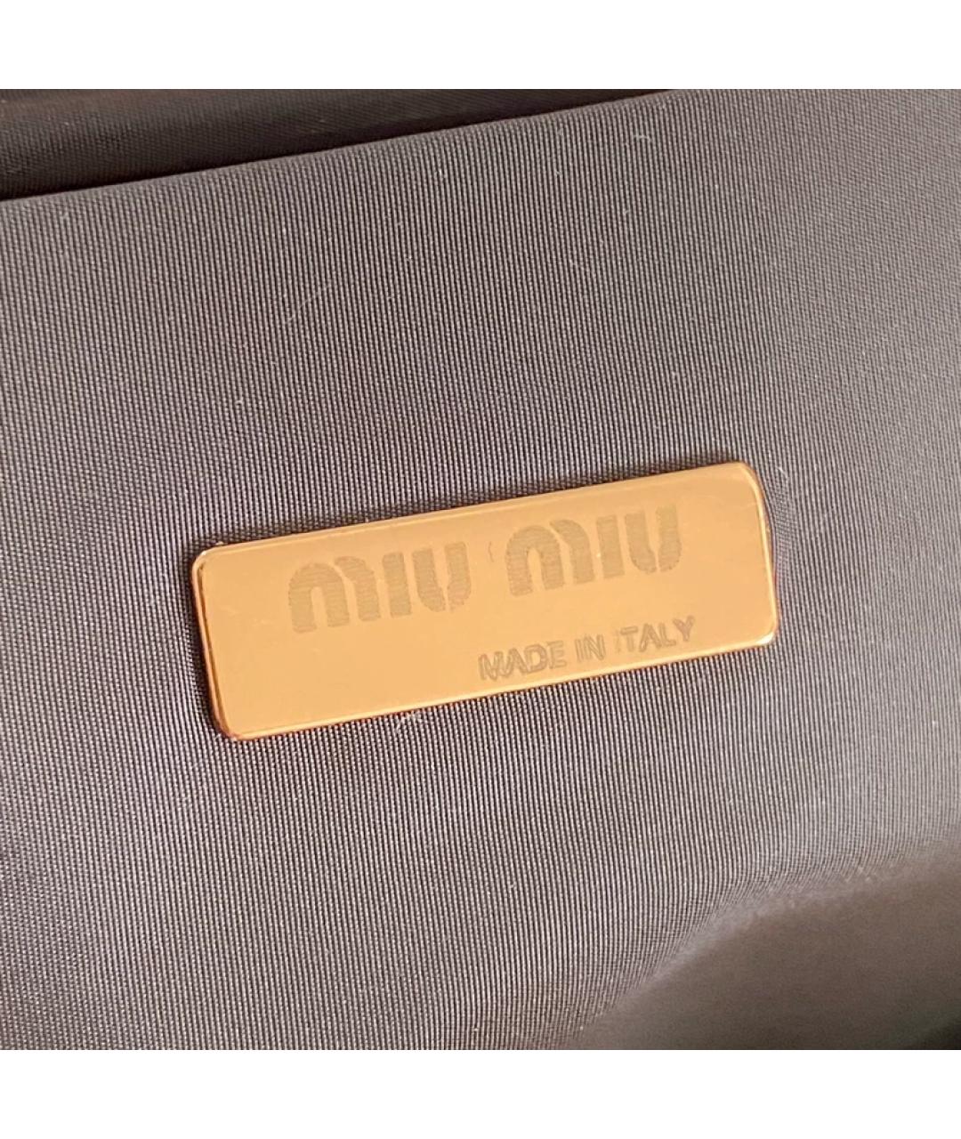 MIU MIU Мульти замшевая сумка с короткими ручками, фото 2