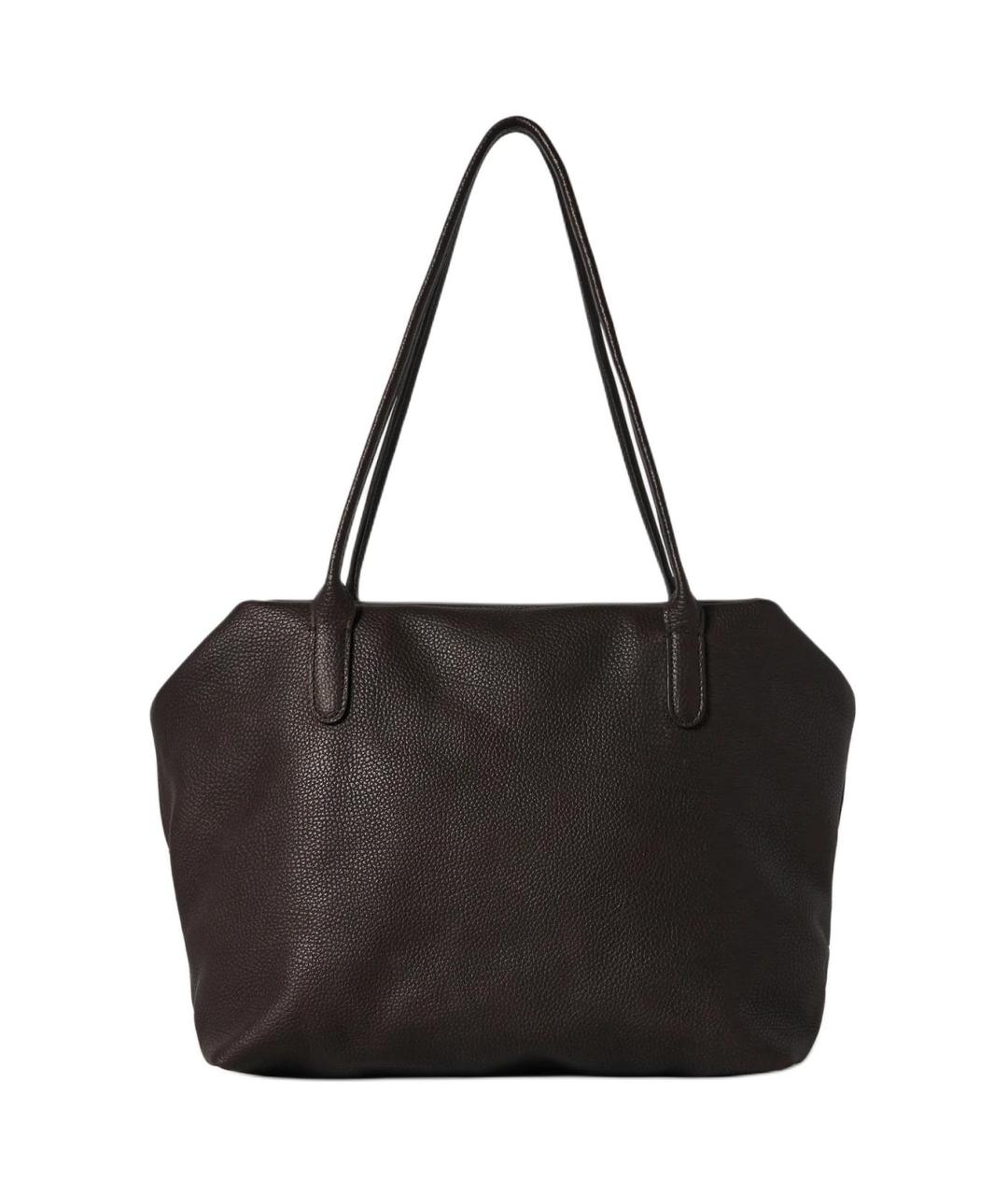 THE ROW Коричневая кожаная сумка через плечо, фото 1