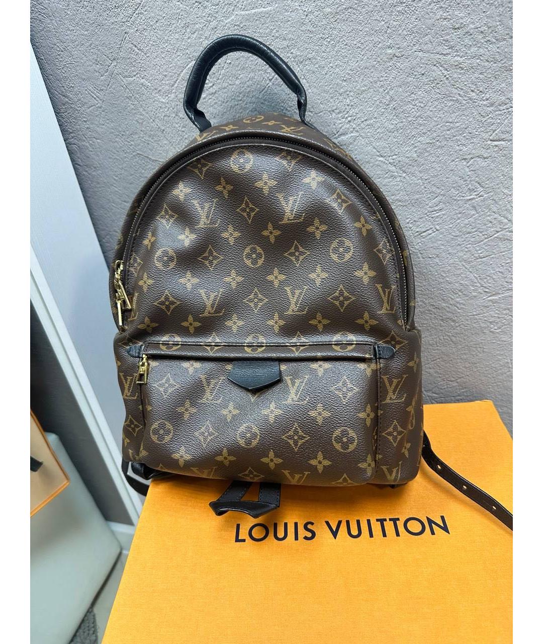 LOUIS VUITTON Коричневый рюкзак, фото 5