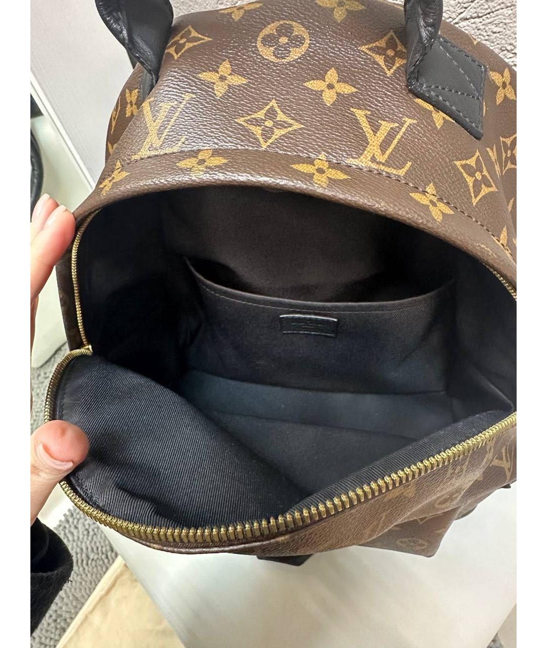 LOUIS VUITTON Коричневый рюкзак, фото 4