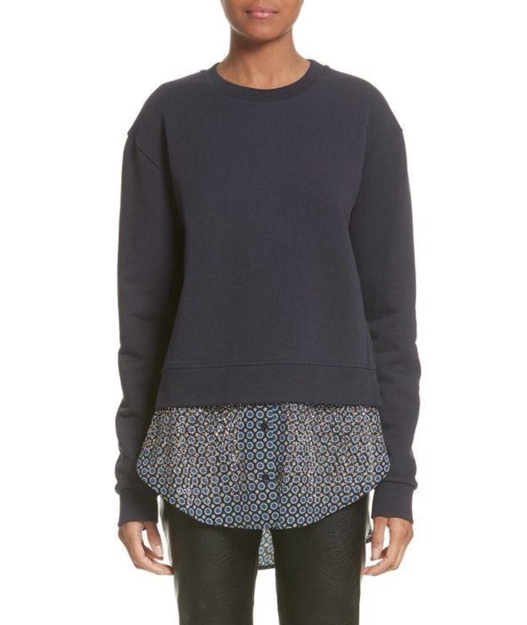 STELLA MCCARTNEY Темно-синий хлопковый джемпер / свитер, фото 6