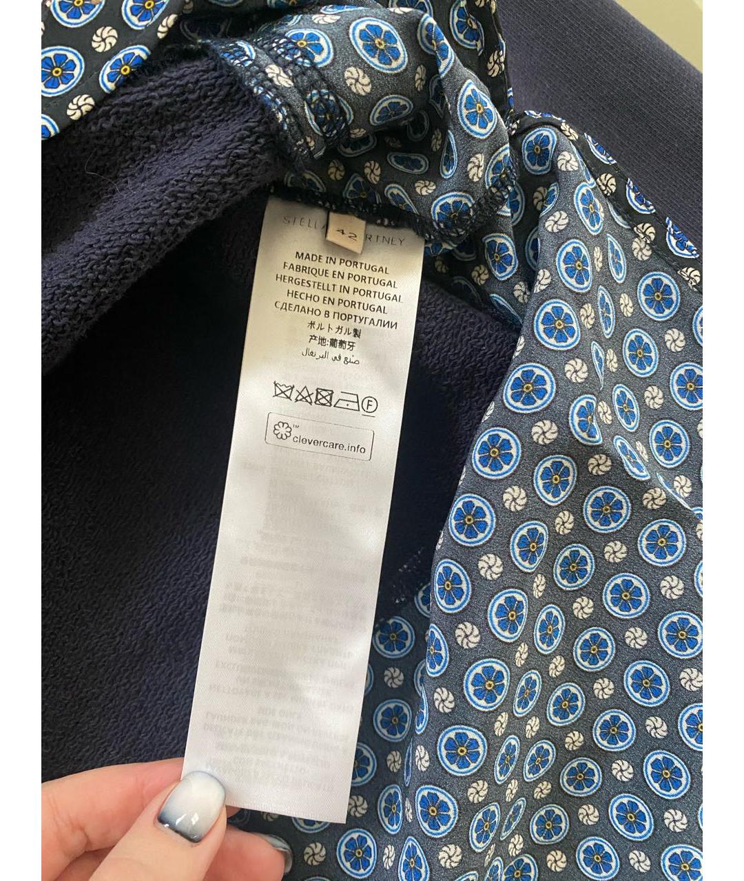 STELLA MCCARTNEY Темно-синий хлопковый джемпер / свитер, фото 5