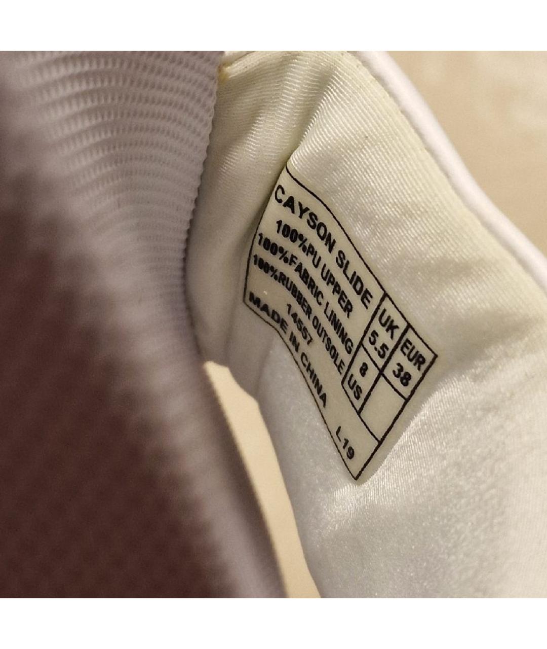 POLO RALPH LAUREN Белые резиновые шлепанцы, фото 5