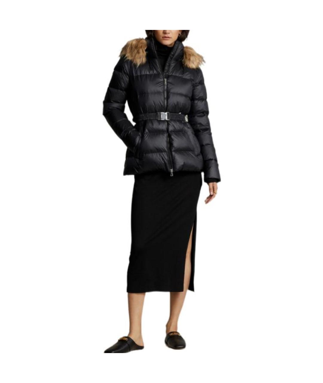 POLO RALPH LAUREN Черный пуховик, фото 4