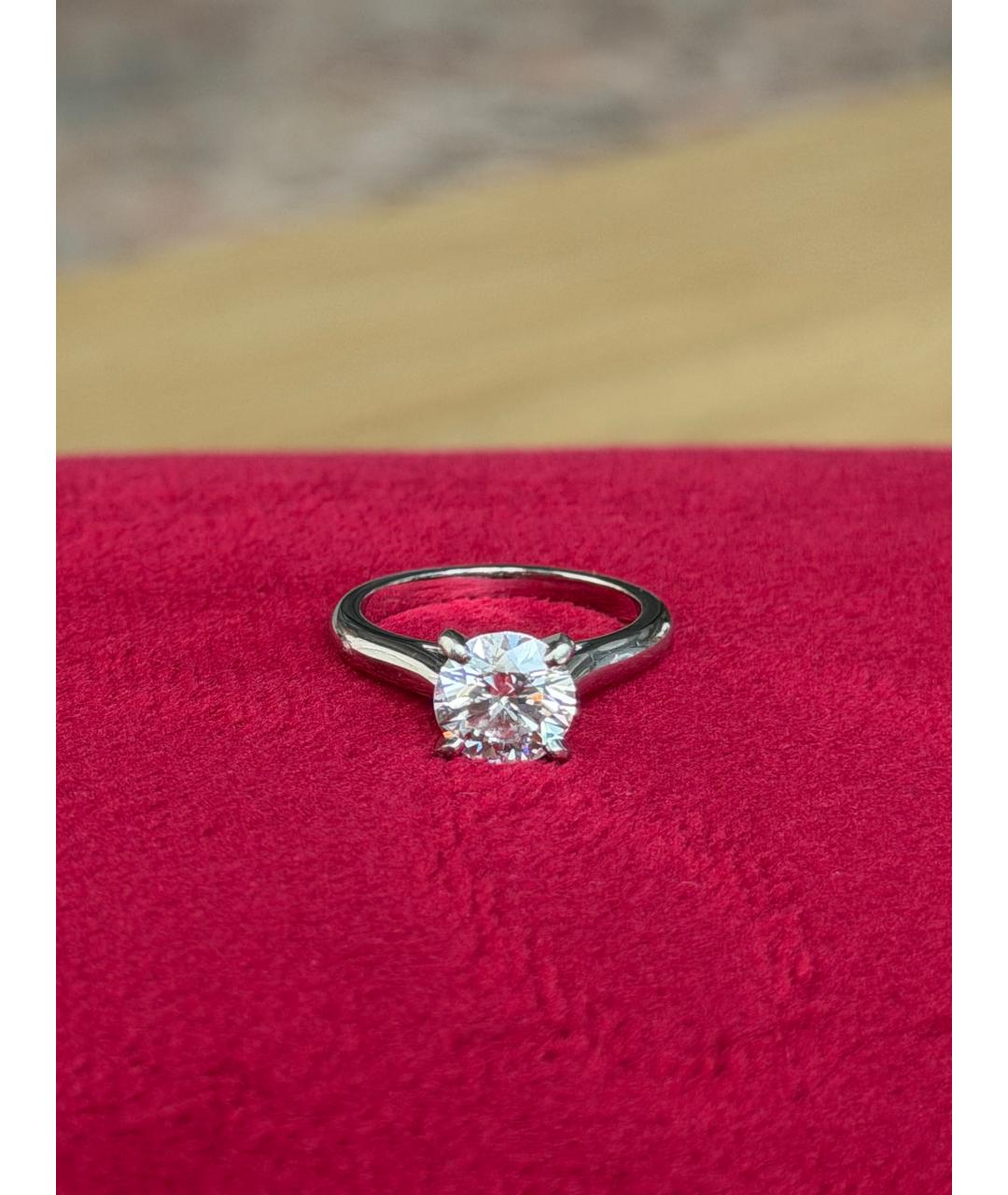 CARTIER Белое платиновое кольцо, фото 8