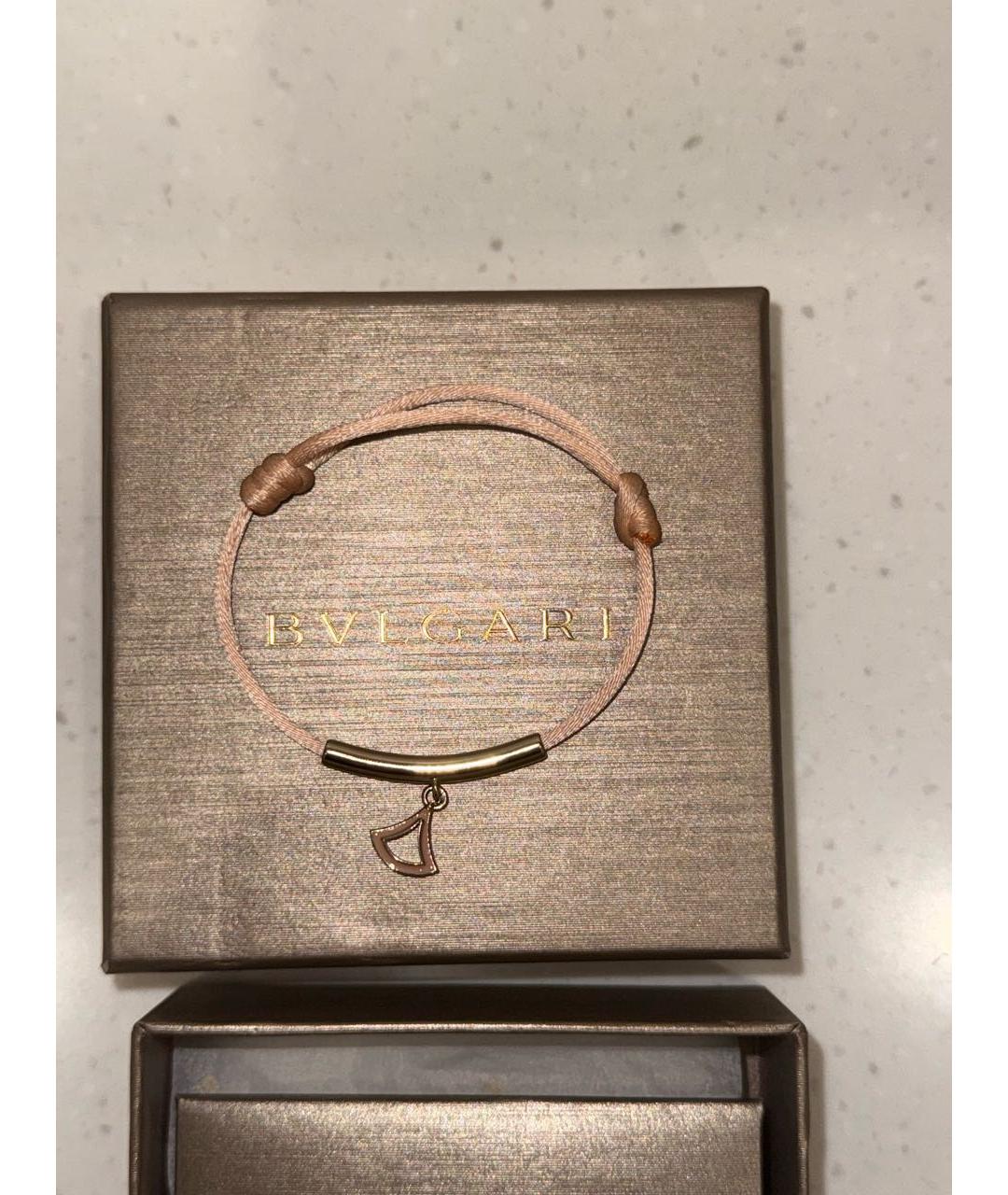 BVLGARI Коралловый латунный браслет, фото 5