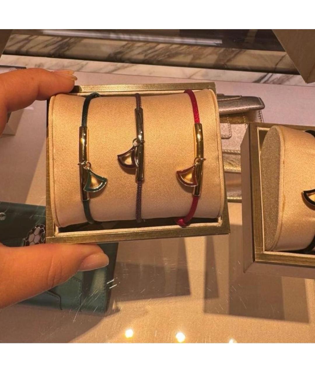 BVLGARI Коралловый латунный браслет, фото 4