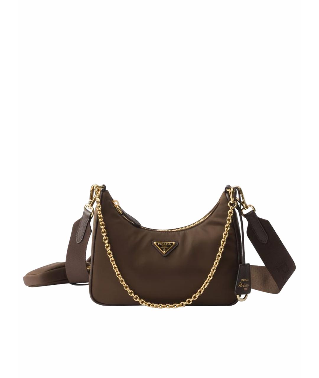 PRADA Хаки сумка через плечо, фото 1