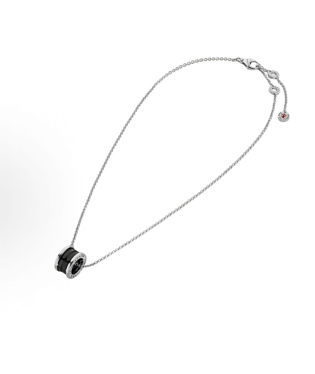 BVLGARI Черная серебряная подвеска, фото 3