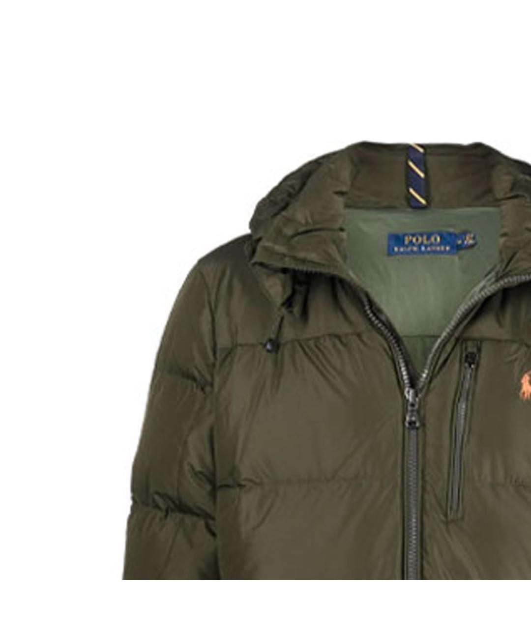 POLO RALPH LAUREN Зеленый пуховик, фото 6