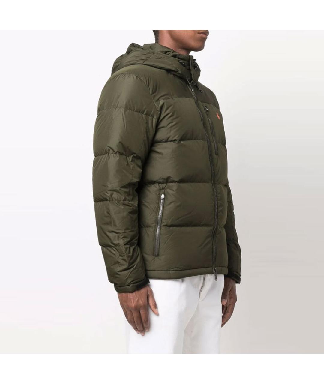 POLO RALPH LAUREN Зеленый пуховик, фото 5