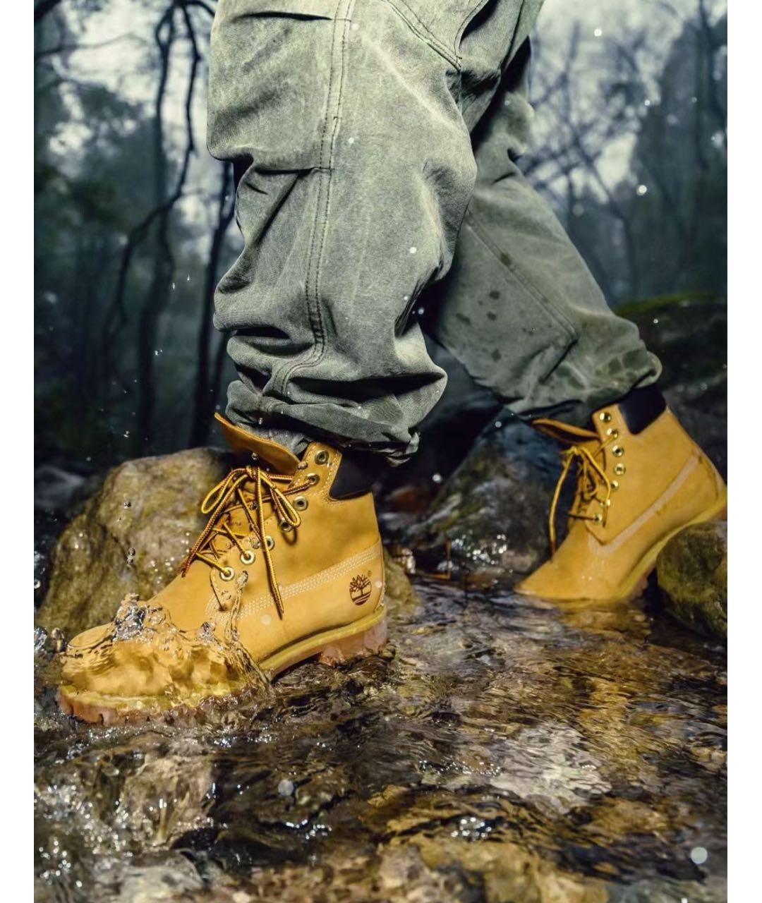 TIMBERLAND Оранжевое высокие ботинки, фото 8