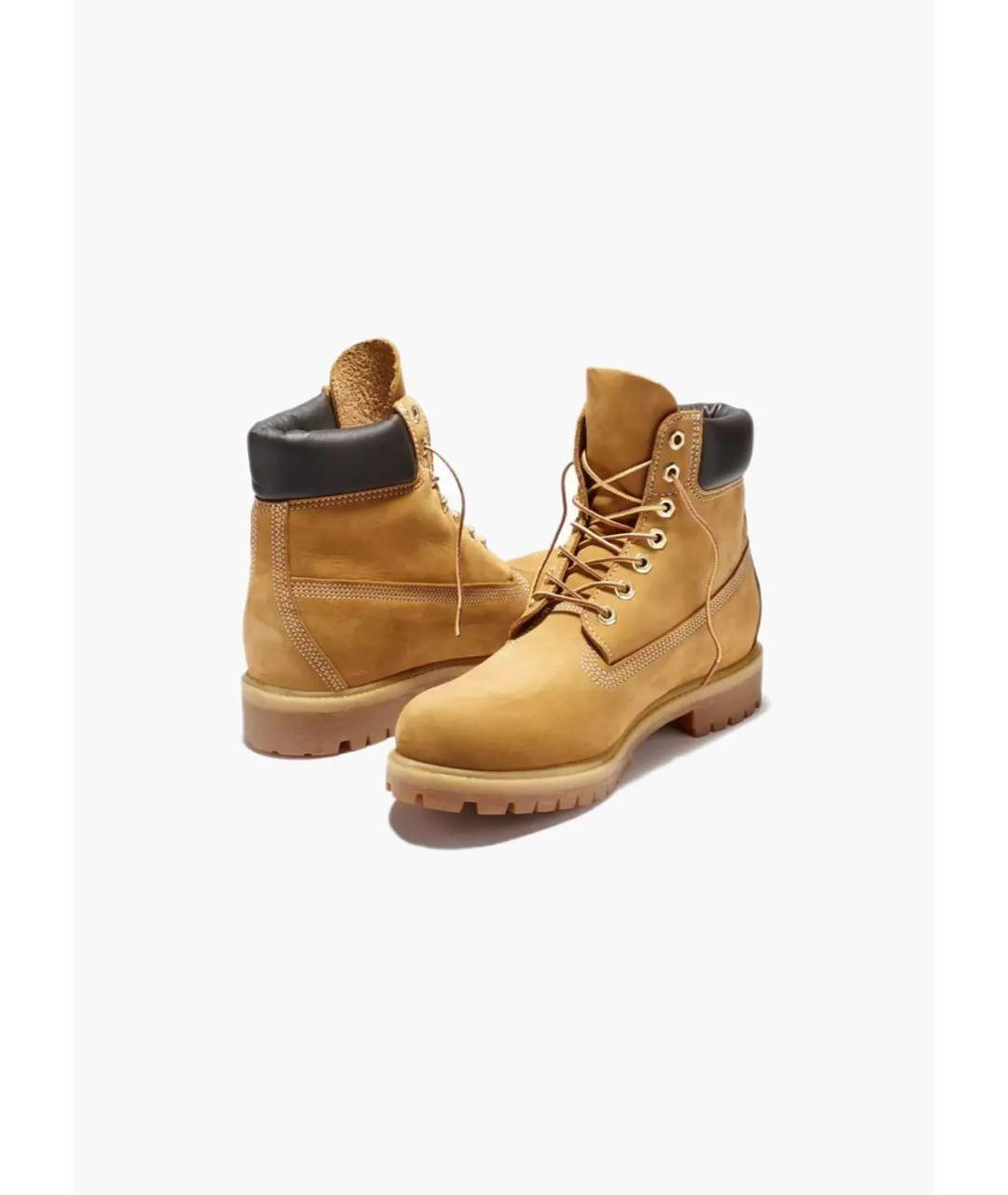 TIMBERLAND Оранжевое высокие ботинки, фото 3