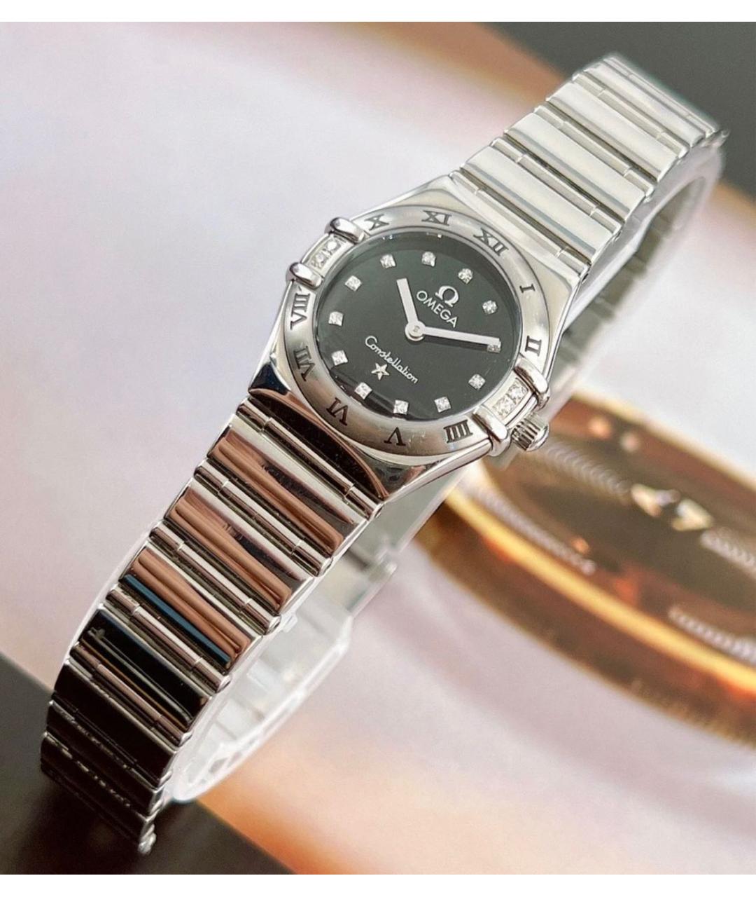 OMEGA Серебряные часы, фото 4