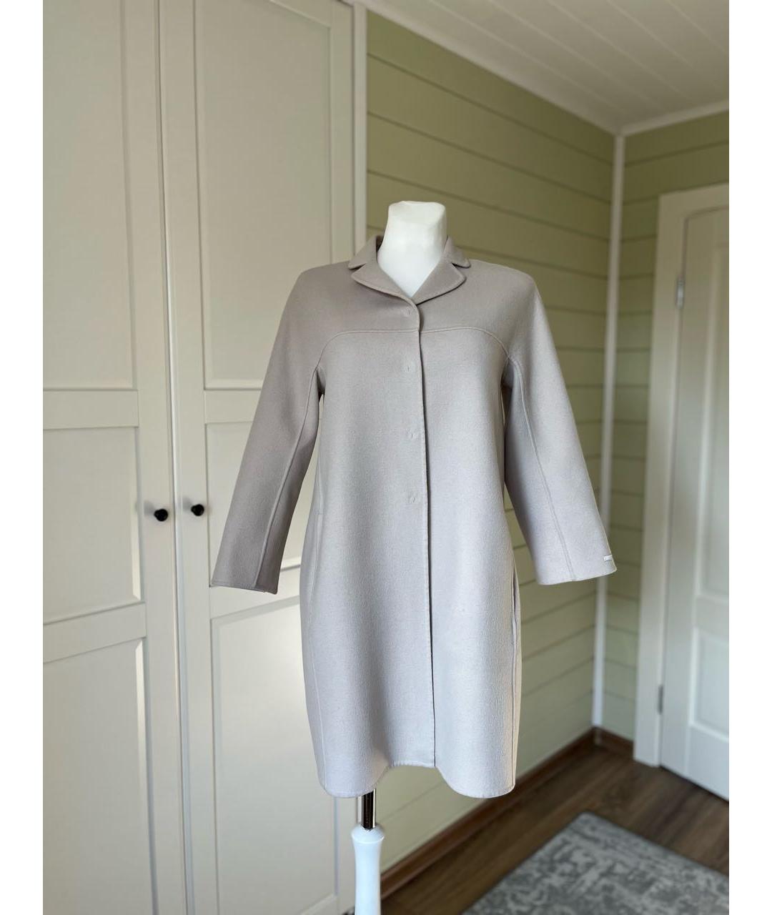MAX MARA Серое шерстяное пальто, фото 2