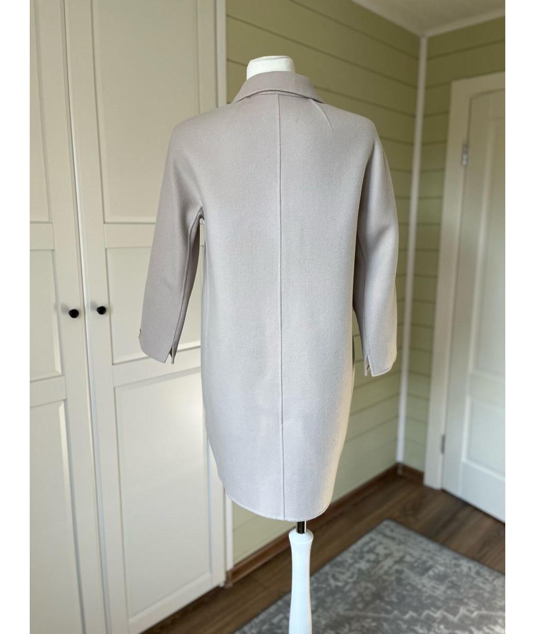 MAX MARA Серое шерстяное пальто, фото 3
