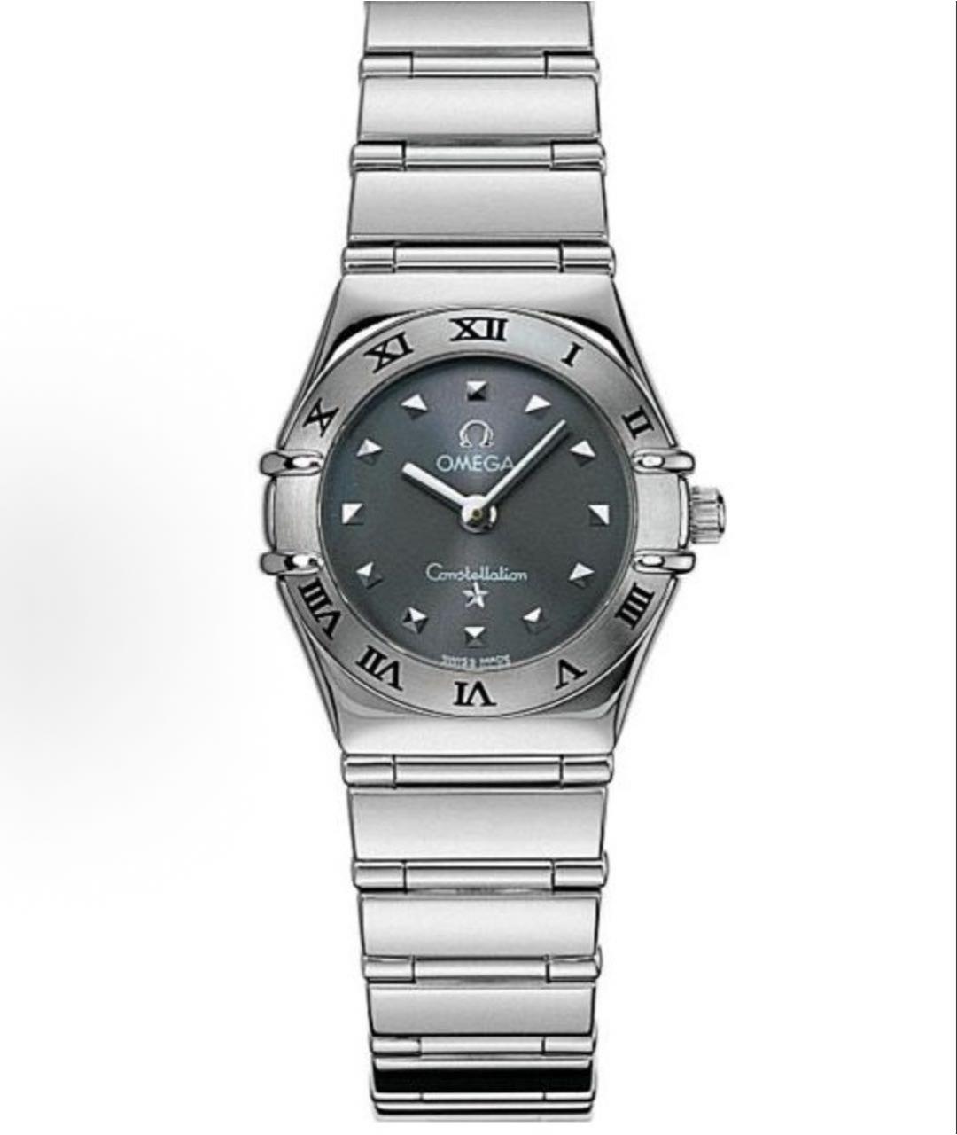 OMEGA Серебряные часы, фото 6