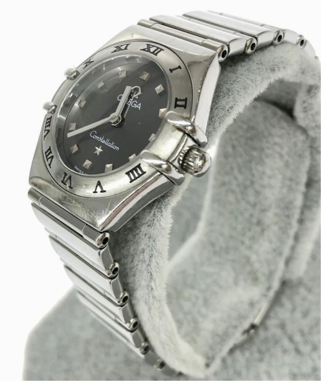 OMEGA Серебряные часы, фото 5