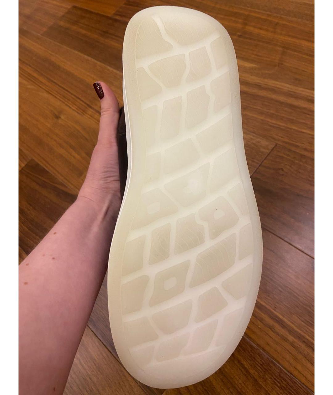 CHANEL Черные кожаные кроссовки, фото 7