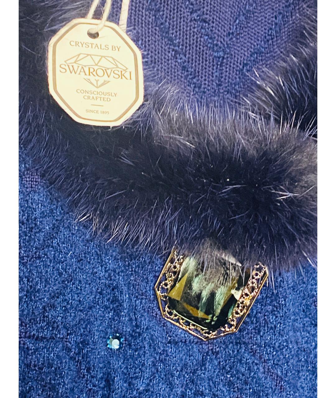 ESCADA Синий шерстяной костюм с юбками, фото 5