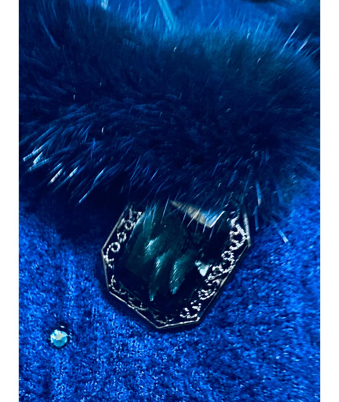 ESCADA Синий шерстяной костюм с юбками, фото 8