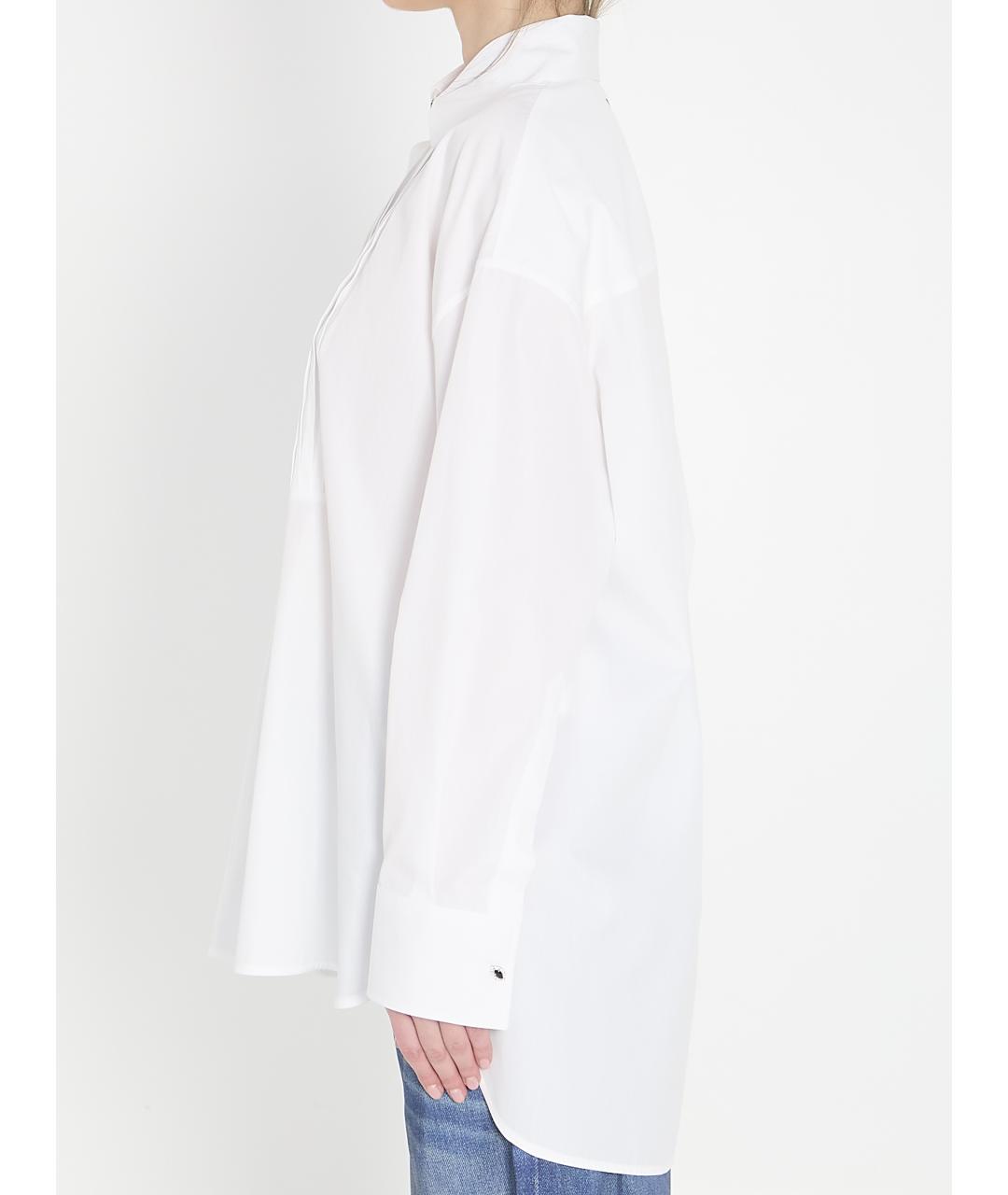 GOLDEN GOOSE DELUXE BRAND Белая хлопковая рубашка, фото 3