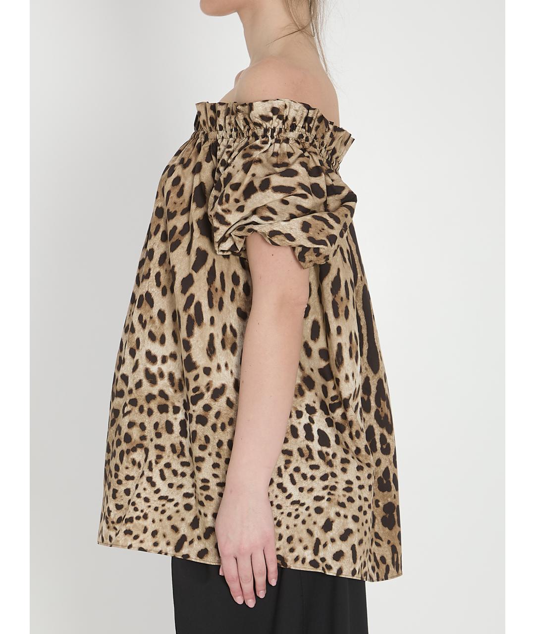 DOLCE&GABBANA Мульти хлопковая блузы, фото 4