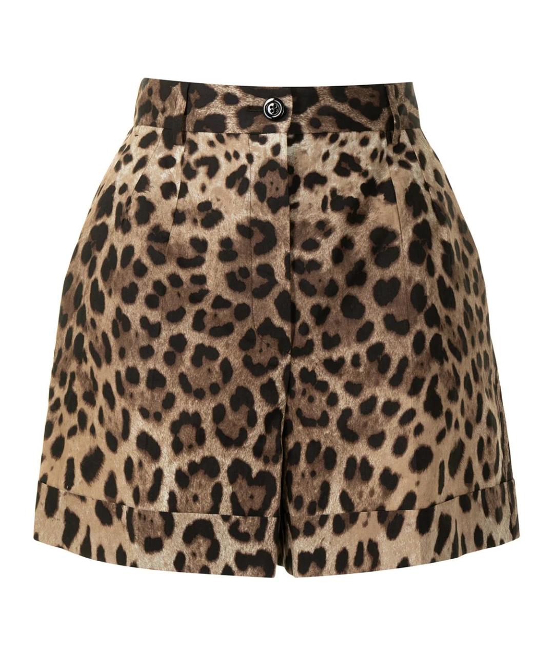 DOLCE&GABBANA Мульти хлопковые шорты, фото 1