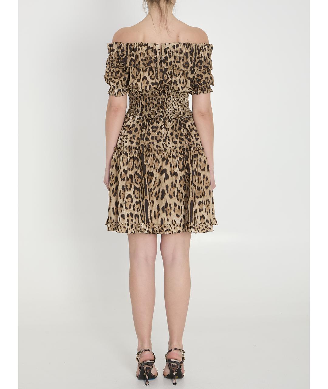 DOLCE&GABBANA Мульти хлопковое платье, фото 5