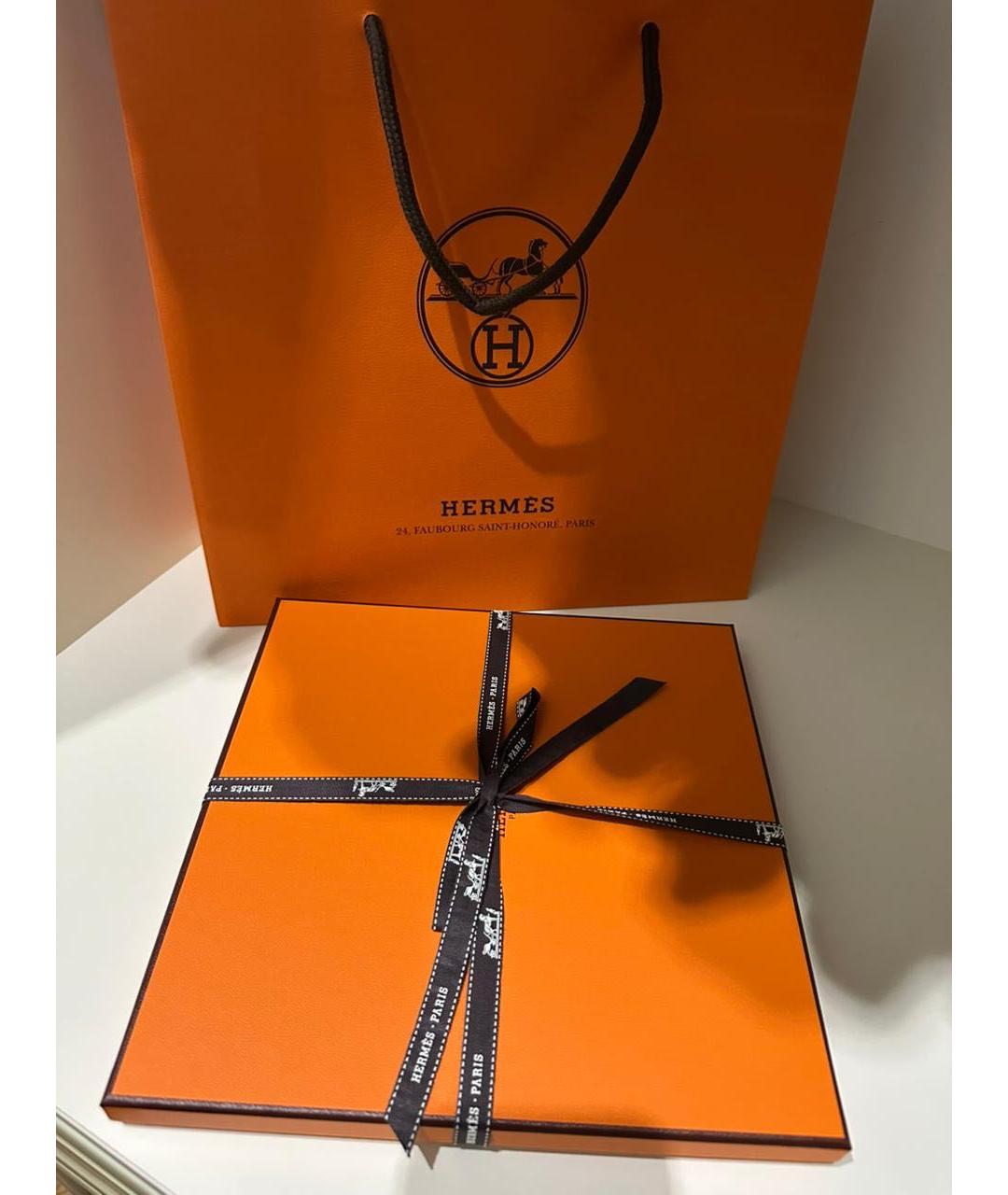 HERMES Темно-синяя кашемировая шапка, фото 6