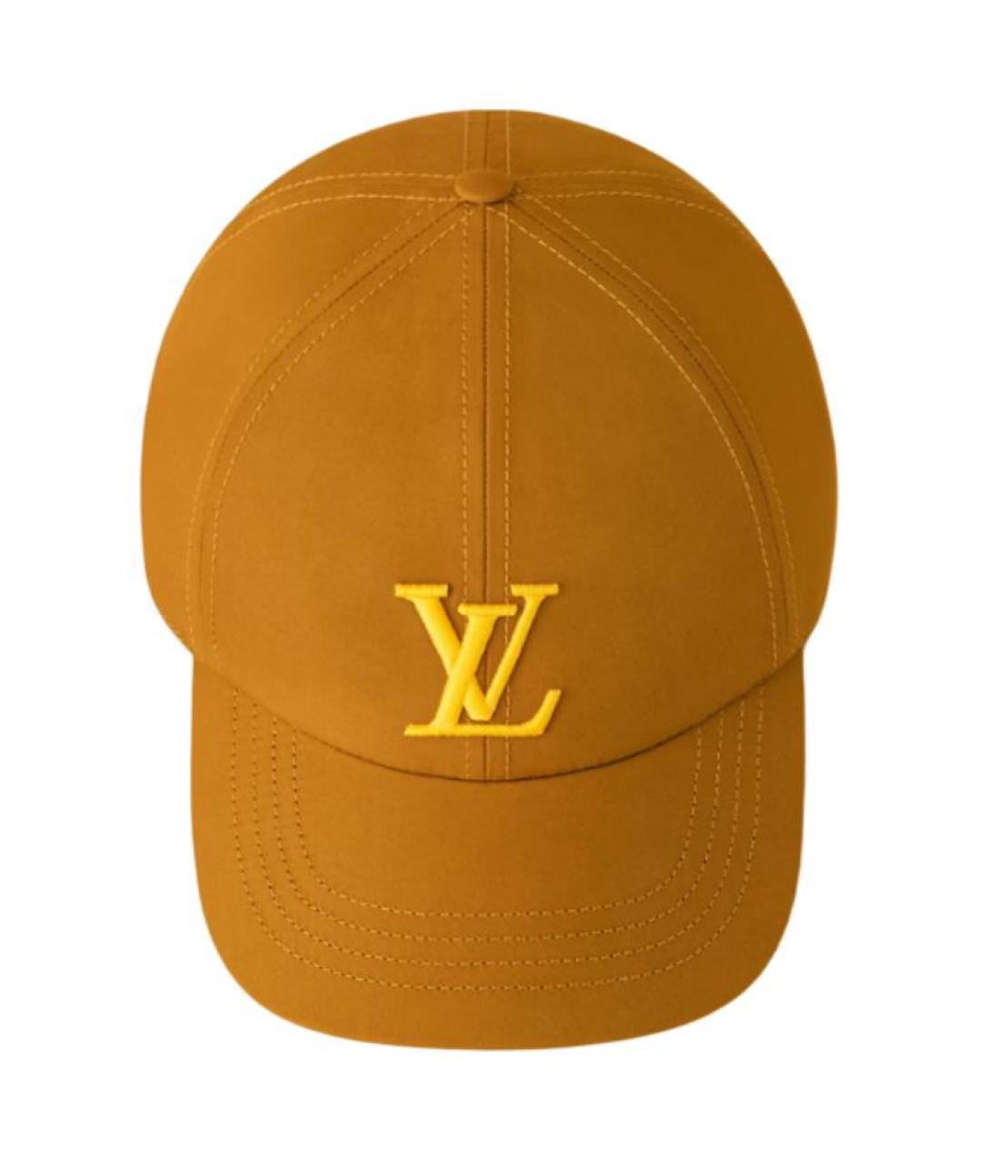 LOUIS VUITTON Горчичная кепка, фото 3
