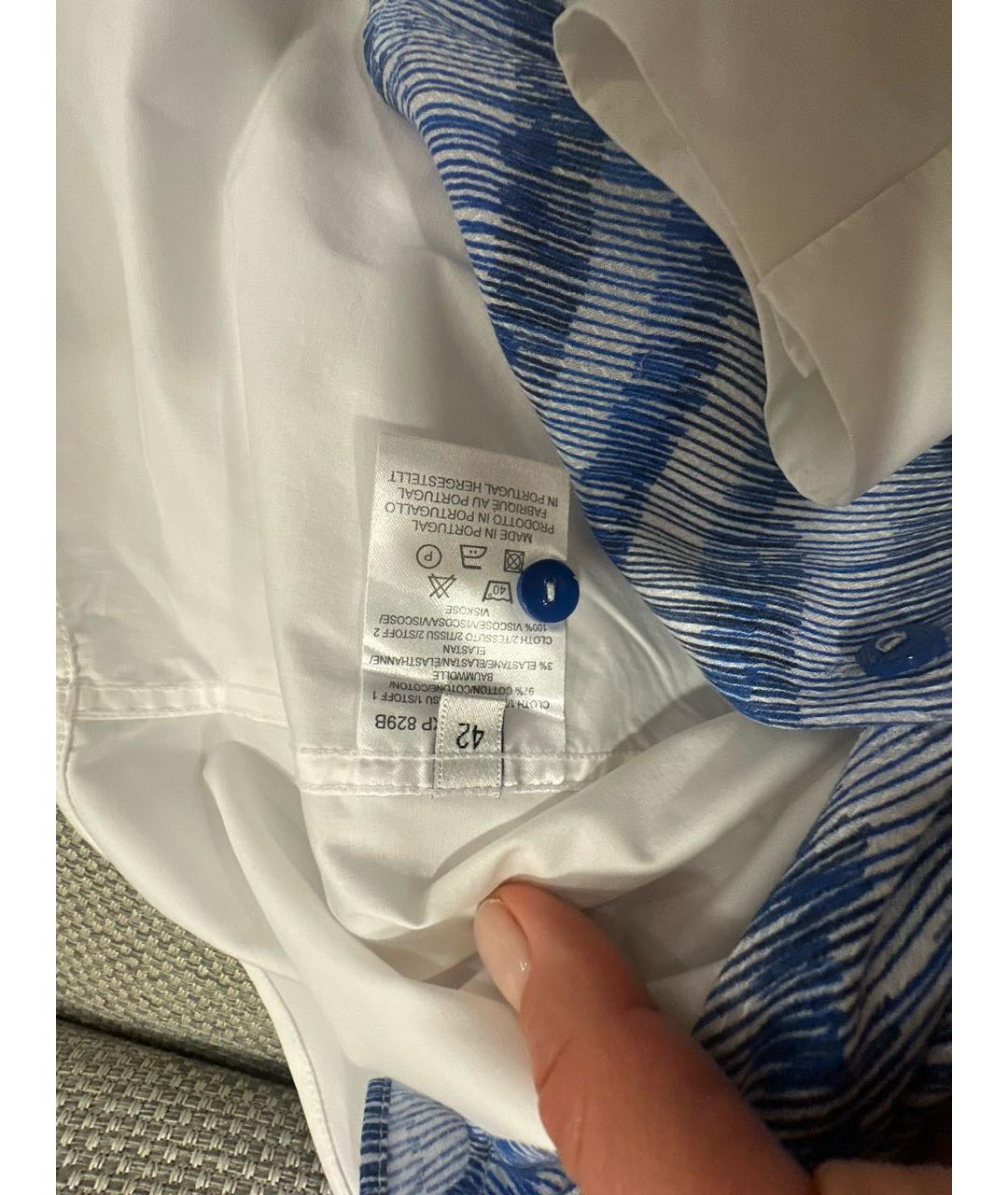 PAUL SMITH Белая хлопковая рубашка, фото 7