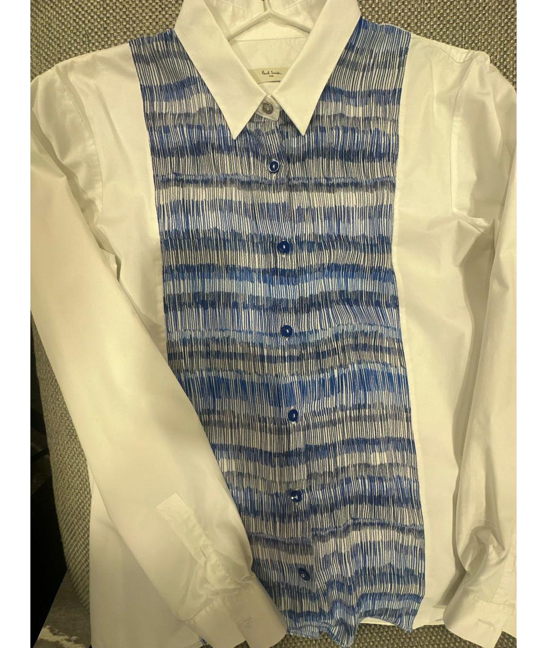 PAUL SMITH Белая хлопковая рубашка, фото 5