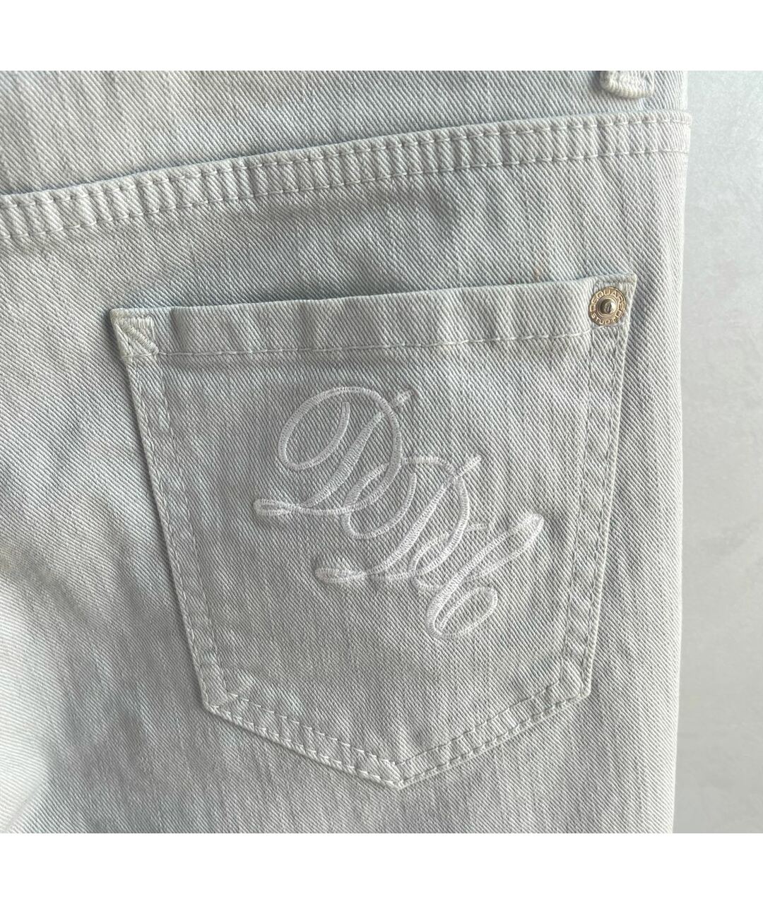 DSQUARED2 Бежевые хлопковые джинсы слим, фото 4