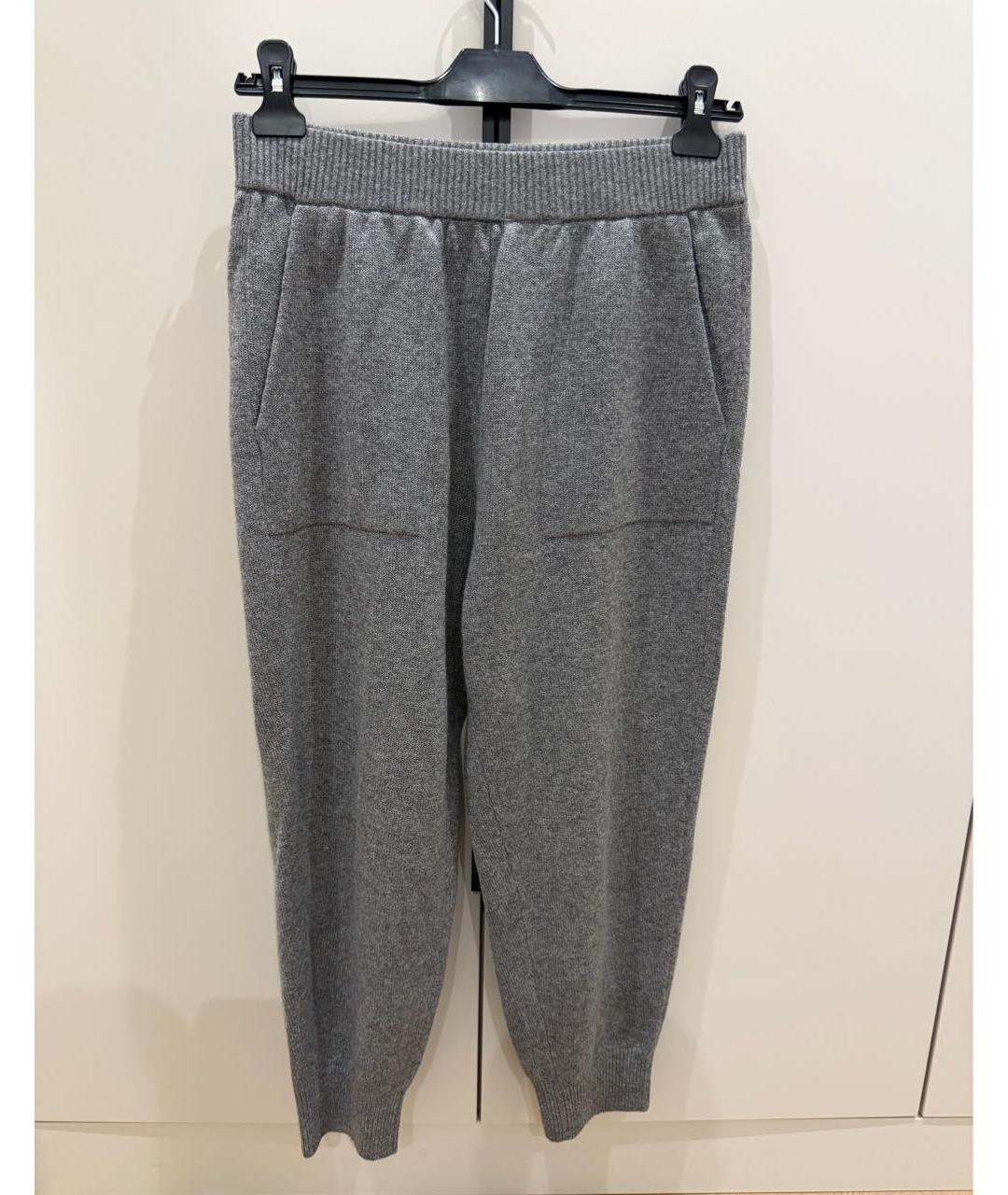 MICHAEL KORS Серые кашемировые брюки широкие, фото 8