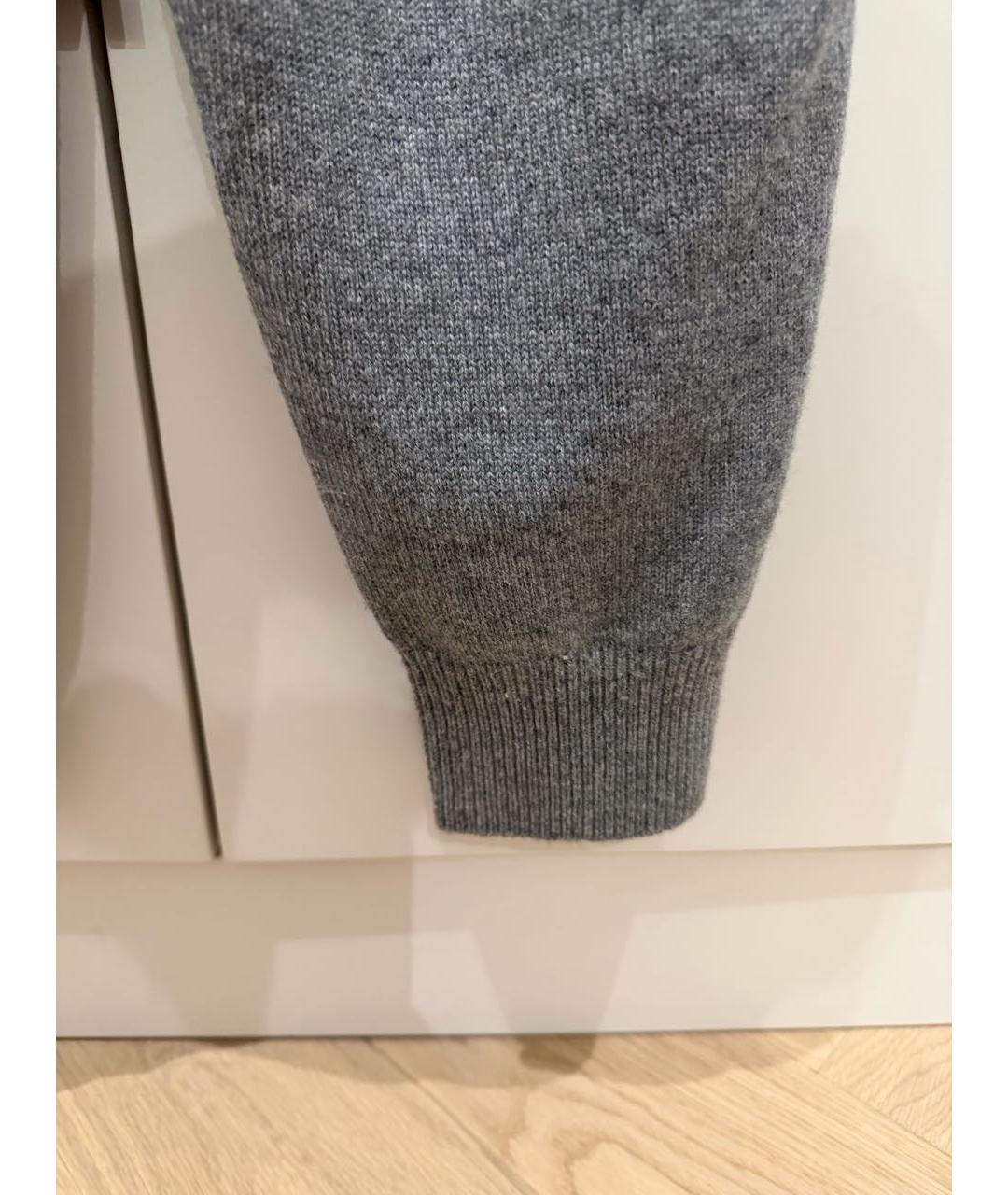 MICHAEL KORS Серые кашемировые брюки широкие, фото 6