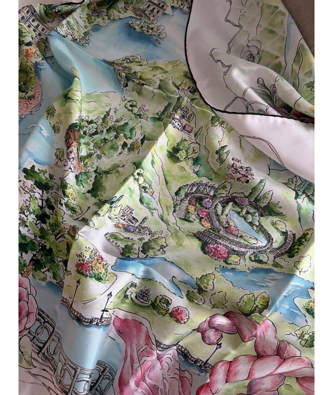 CHANEL Мульти шелковый платок, фото 2