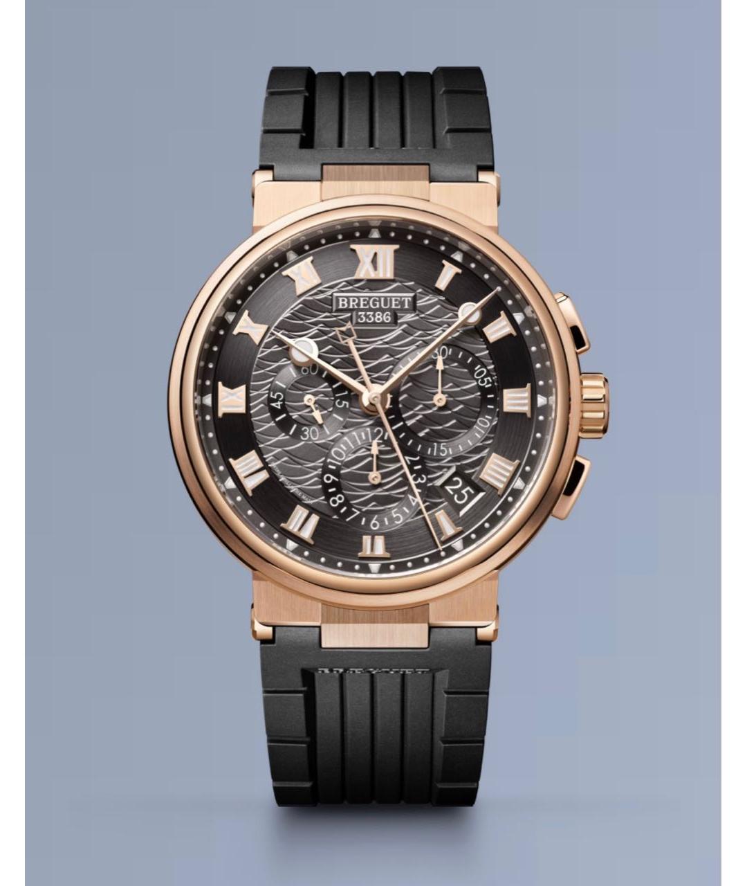 Breguet Черные часы из розового золота, фото 3