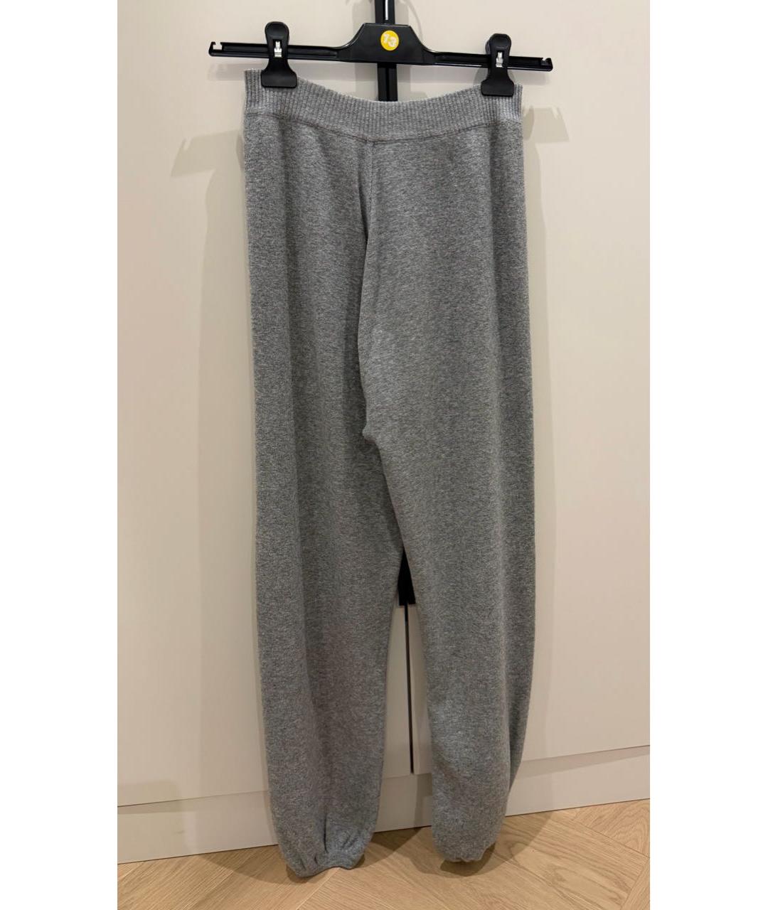 CHLOE Серые шерстяные брюки широкие, фото 2