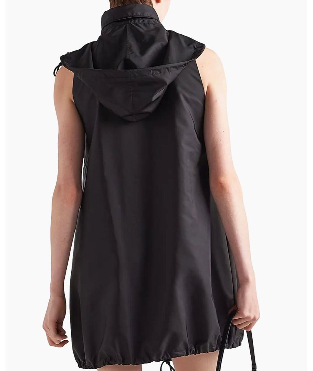 PRADA Черное синтетическое повседневное платье, фото 8