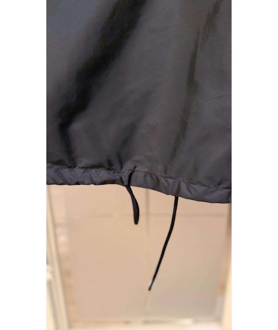 PRADA Черное синтетическое повседневное платье, фото 4