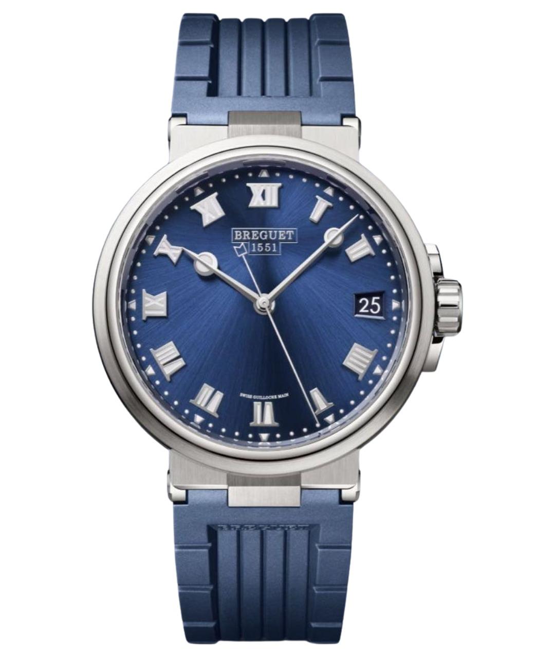 Breguet Синие металлические часы, фото 1