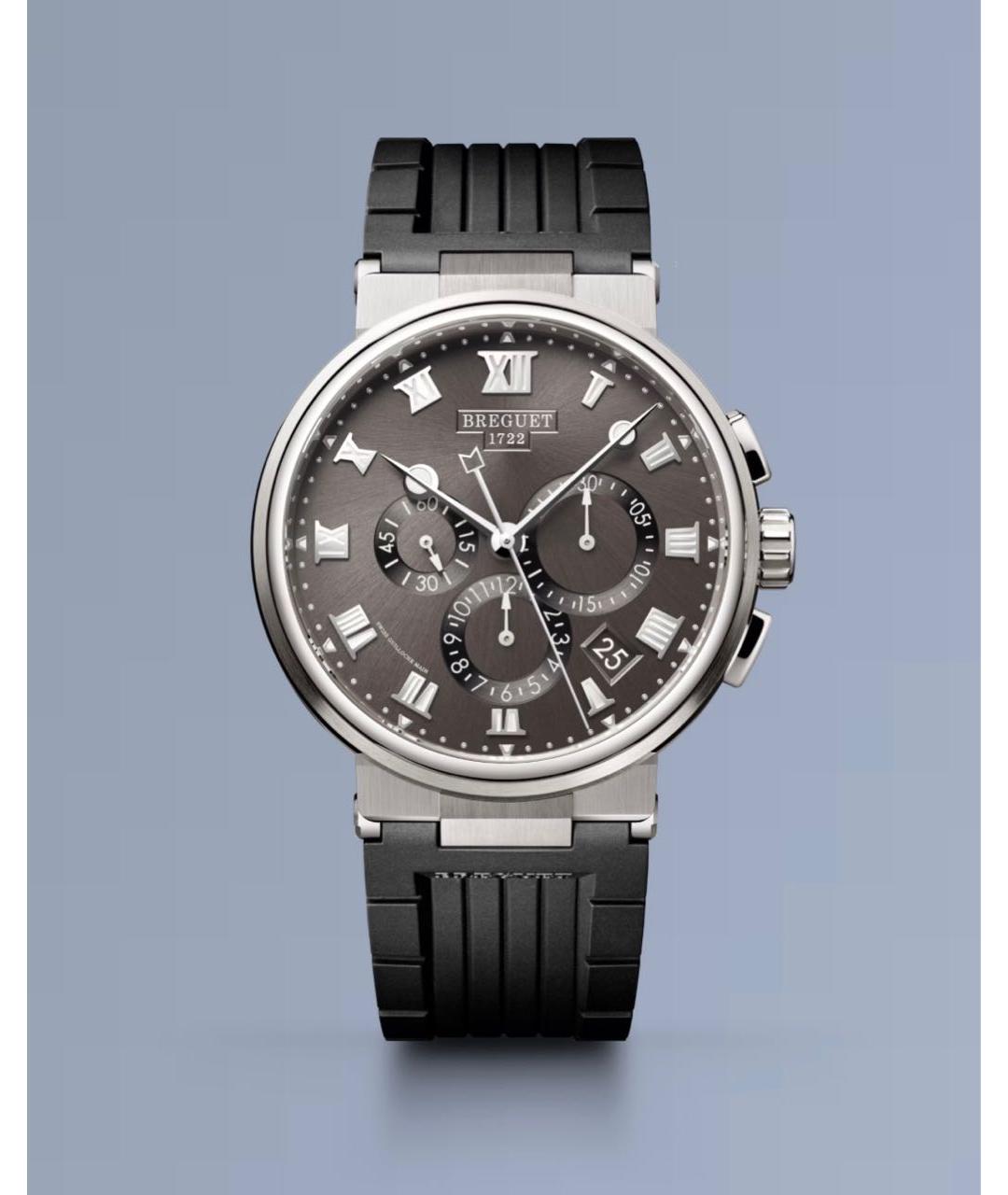 Breguet Черные металлические часы, фото 3