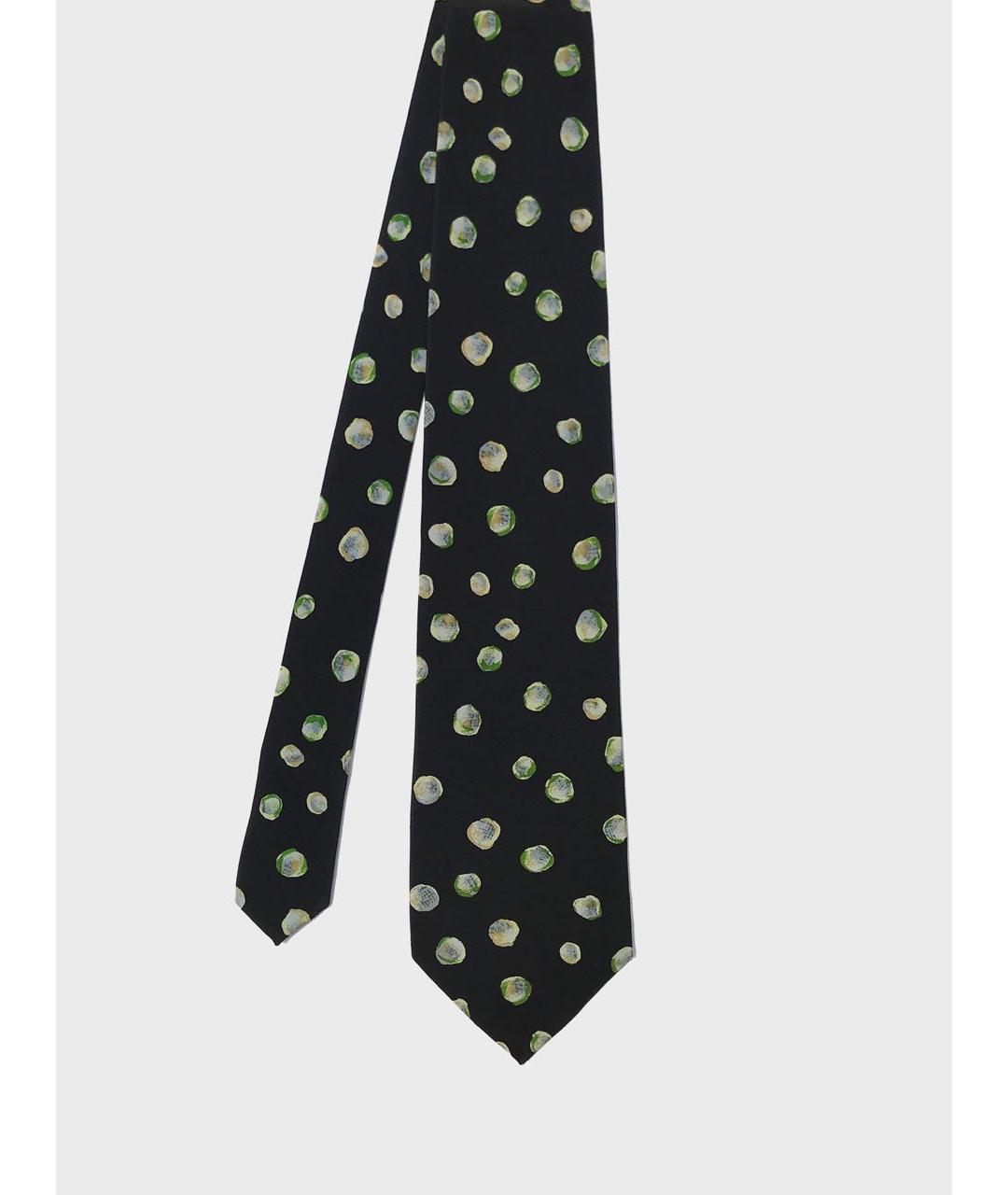 ISSEY MIYAKE Черный шелковый галстук, фото 5